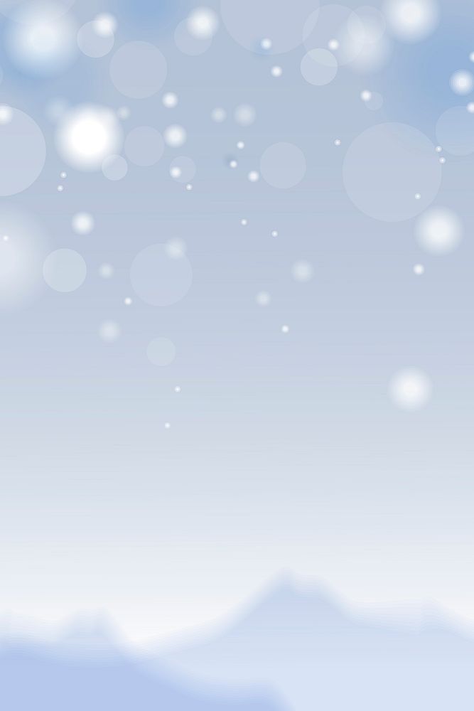 Watercolor painting of a snow scene vector