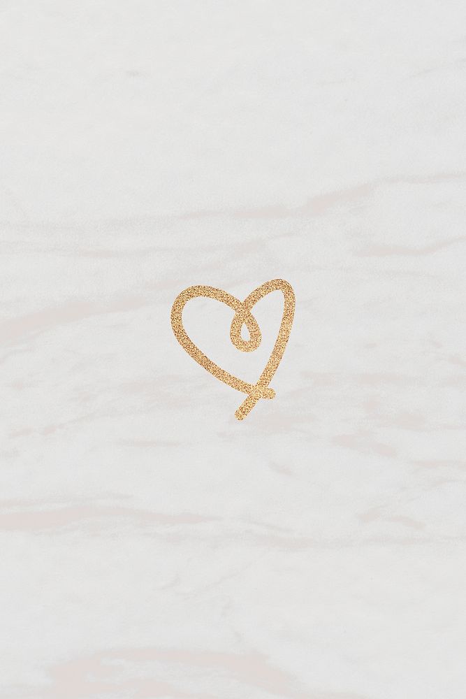 Glitter gold heart background design illustration