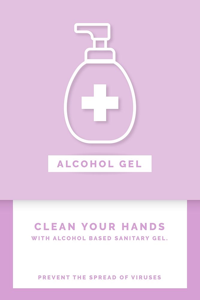 Clean your hands with alcohol based sanitary gel to prevent the spread of coronavirus element vector
