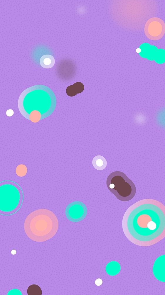 Colorful coronavirus on purple background  vector