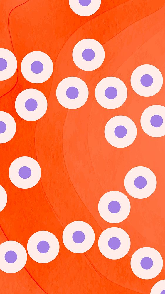 Purple coronavirus on an orange background vector