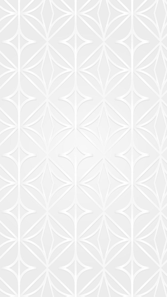 White round geometric patterned background design resource 