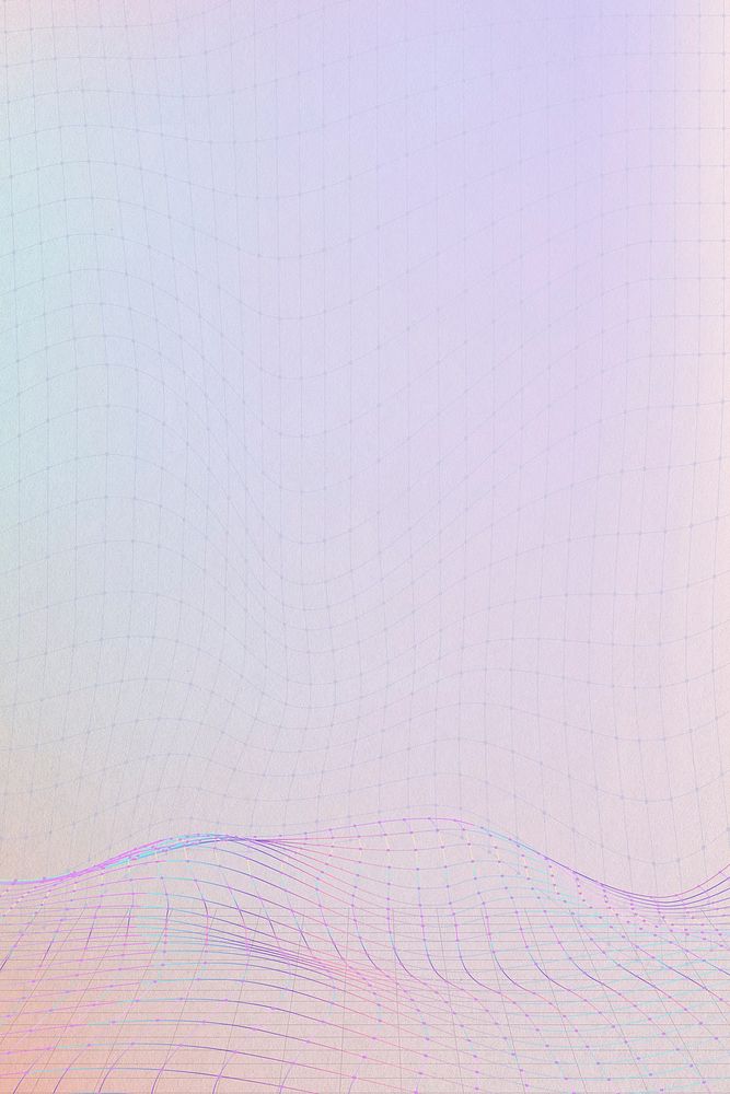 3D wave purple pattern design