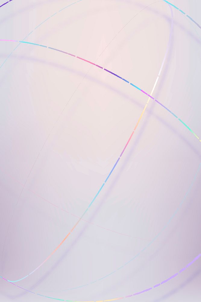 3D vector colorful sphere pastel background