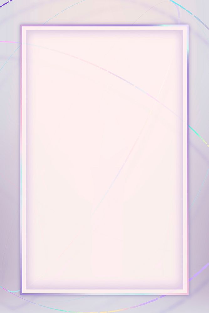Pastel purple frame vector design space