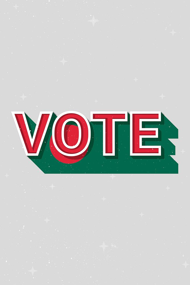 Vote Bangladesh flag text vector