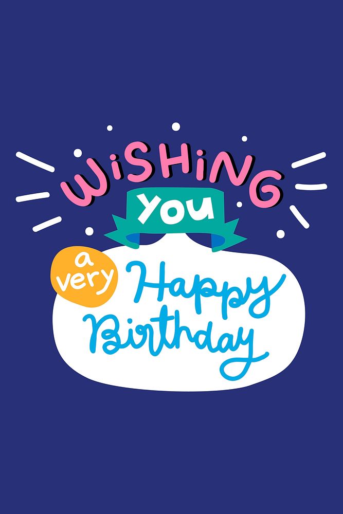 Happy birthday wish car vector