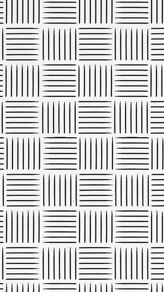 Seamless pattern of stripes vector ink brush phone wallpaper