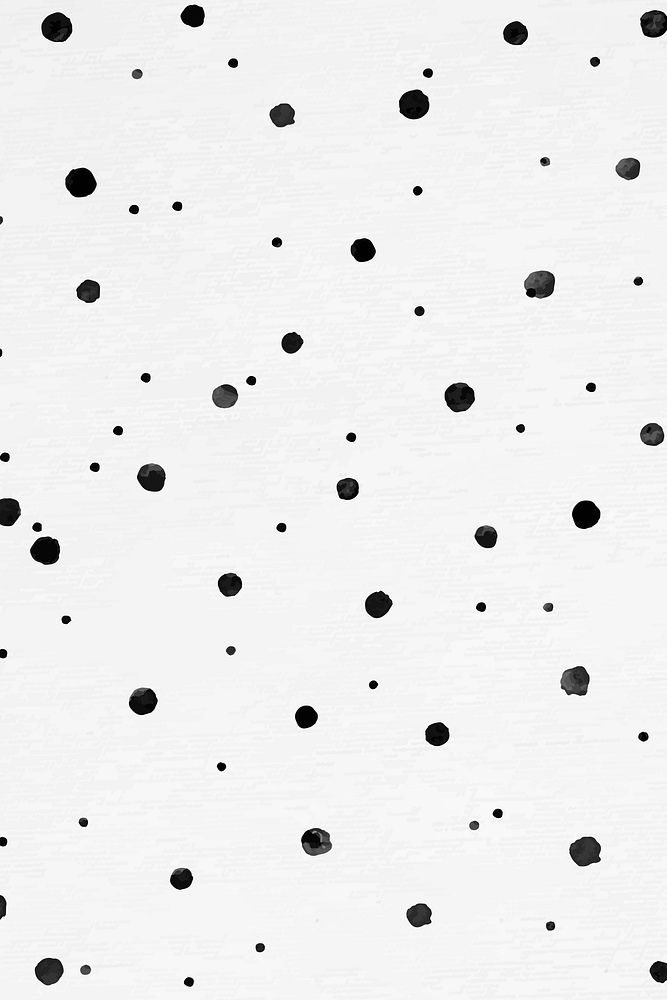 Background of polka dot ink brush pattern