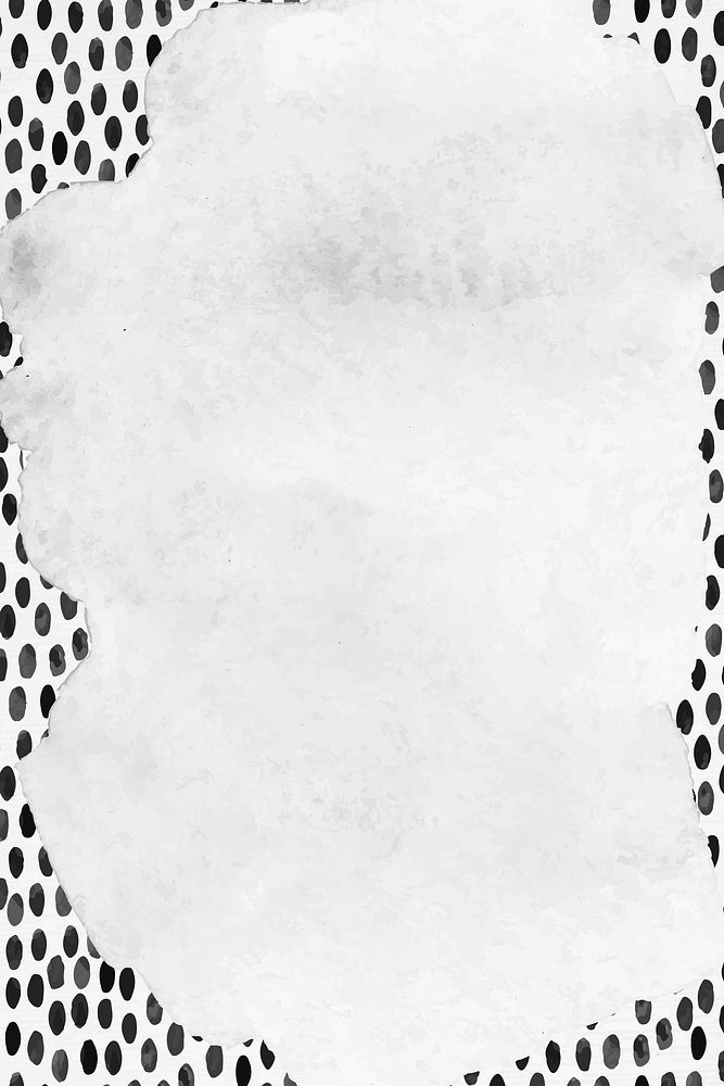 Abstract frame ink brush patterned background