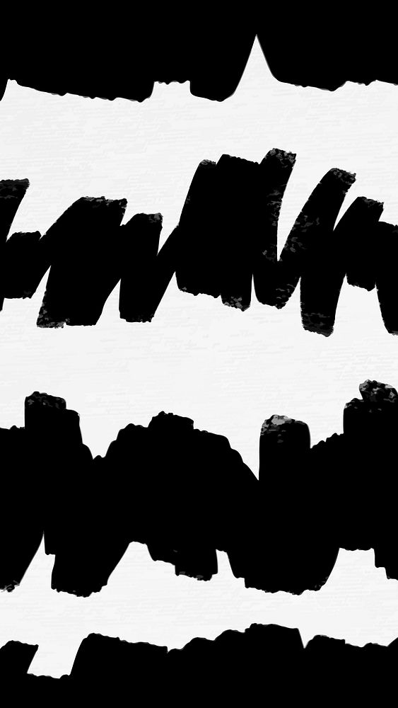 Ink background abstract brush patterned phone wallpaper