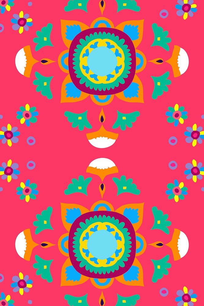 Diwali Indian mandala pattern background illustration