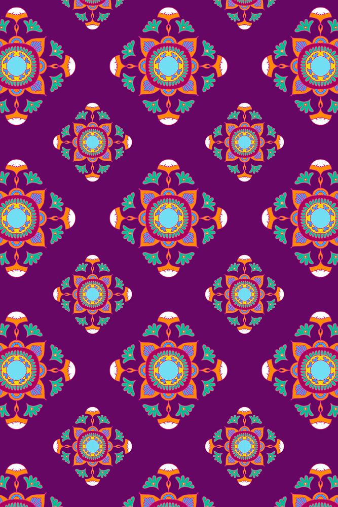Indian mandala vector pattern background
