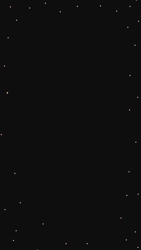 Minimmobile wallpaper sparkly stars vector sky border on black background