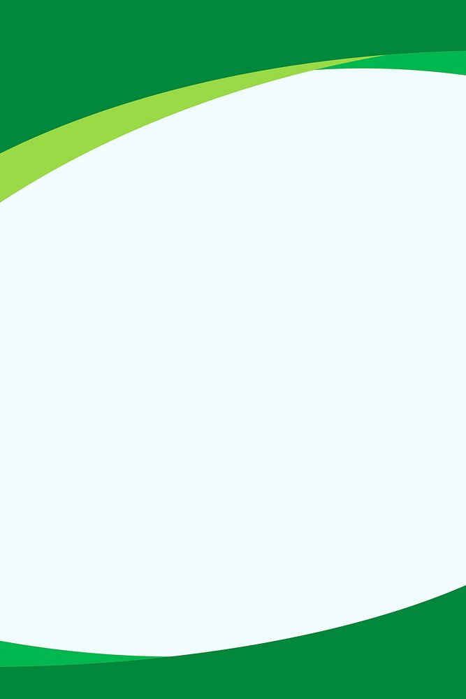 Simple blank green background vector for business