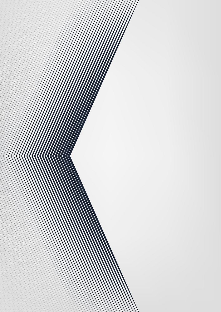 Corporate gradient border gray background with design space