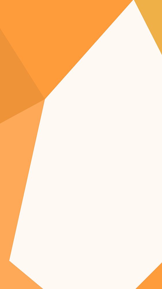 Orange geometric background with design space
