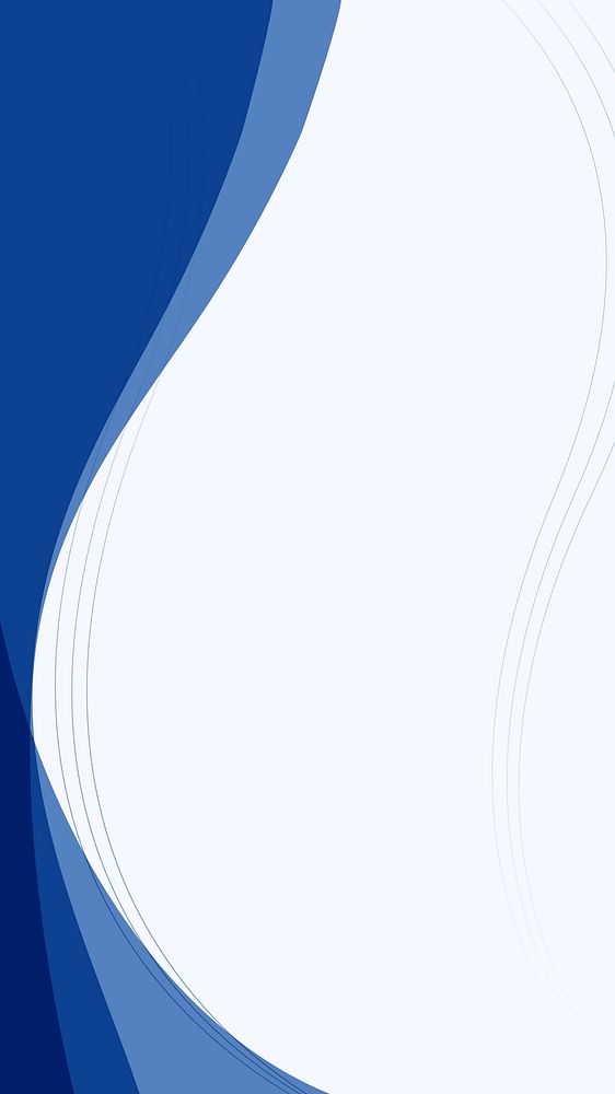 Corporate blue curve background with design space