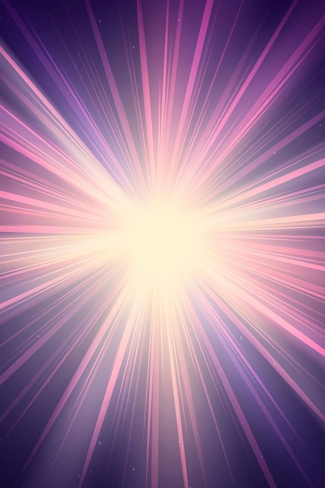 Abstract purple sunburst vector lighting effect