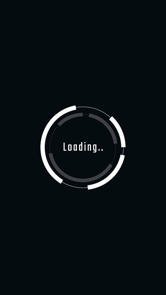 Loading icon smartphone screen vector for technology device