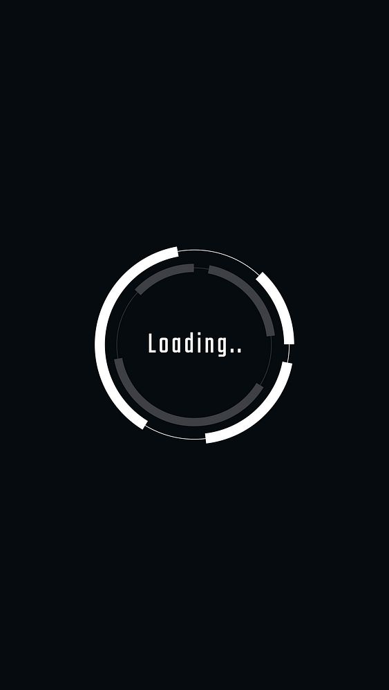 Loading icon smartphone screen psd for technology device