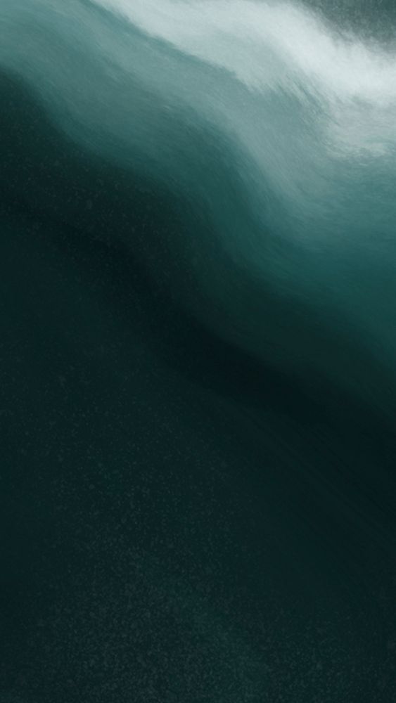 Dark blue ocean wave watercolor graphic