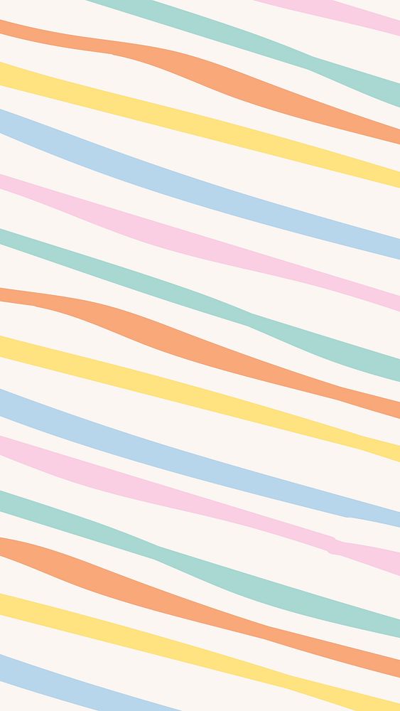 Colorful background psd in cute stripes pattern
