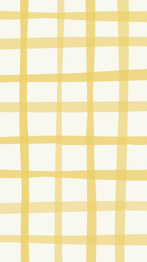Grid background psd in cute yellow pattern