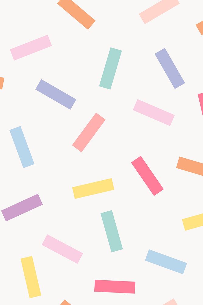 Sprinkle background psd in cute pastel pattern