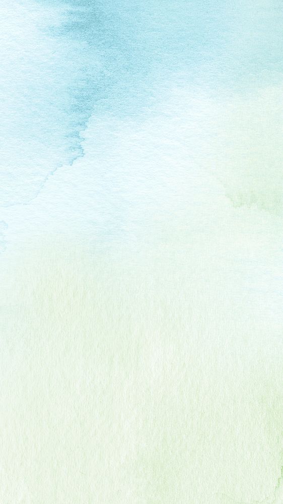 Abstract wallpaper illustration in watercolor blue and green