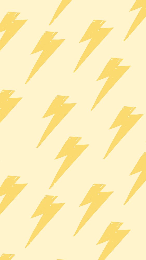 Thunder clouds seamless pattern background in cute weather theme