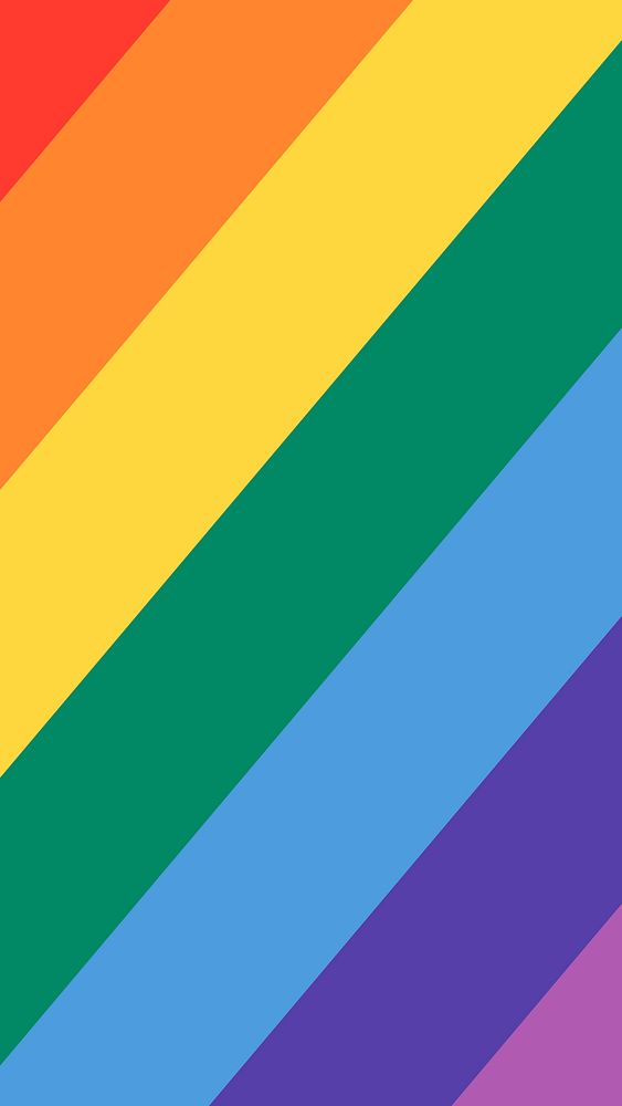 Rainbow LGBTQ pride month lock screen wallpaper