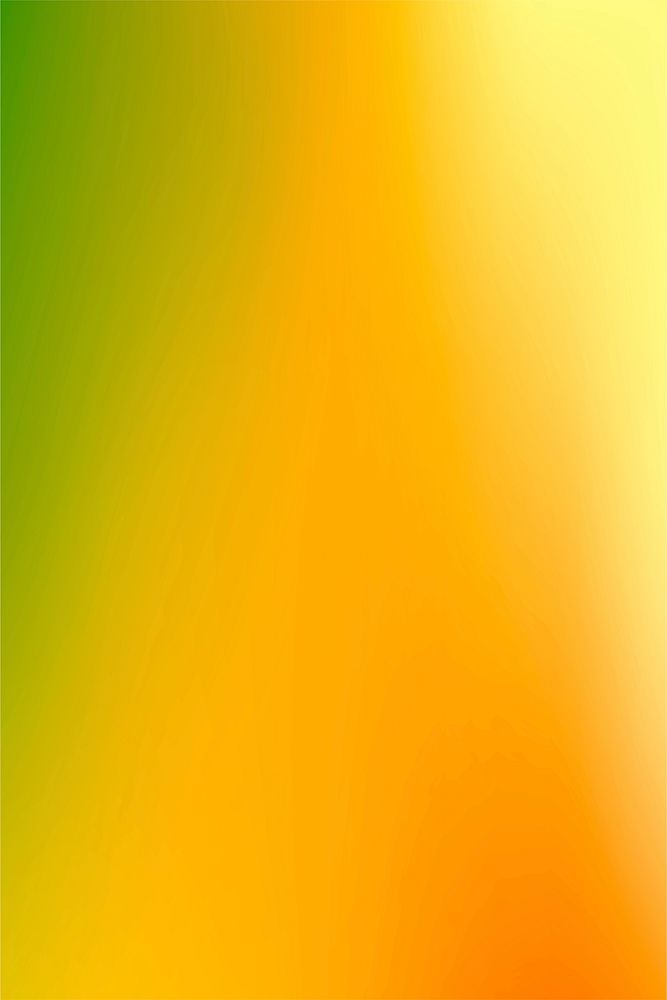 Vibrant summer ombre background vector in yellow and green