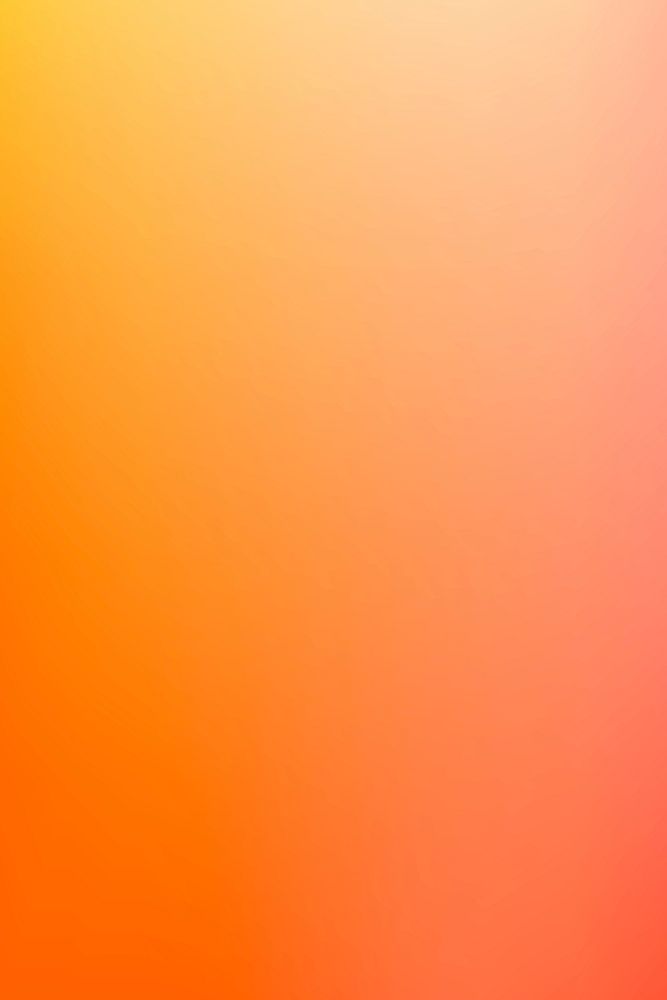 Vibrant summer gradient background in orange