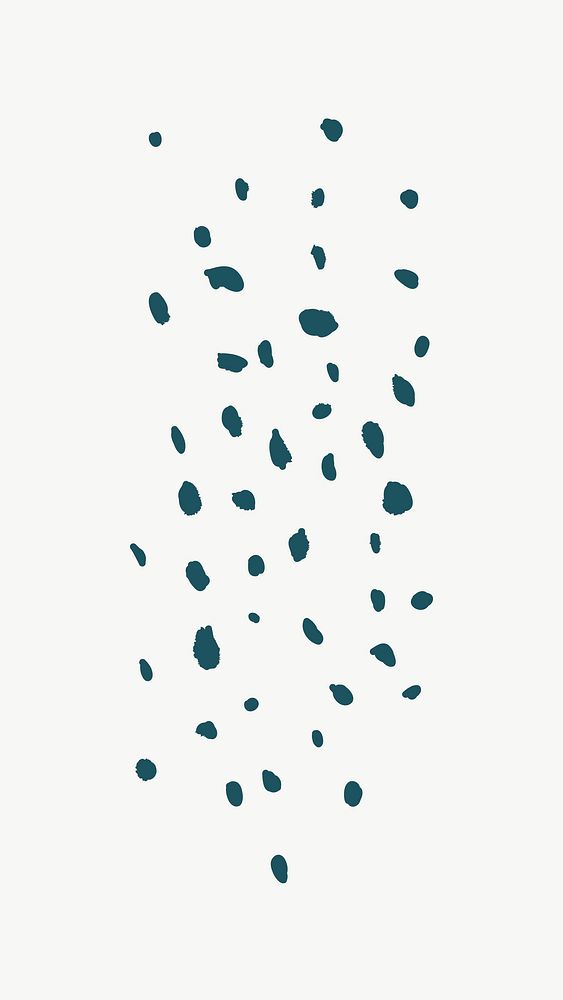 Hand drawn dotted pattern vector