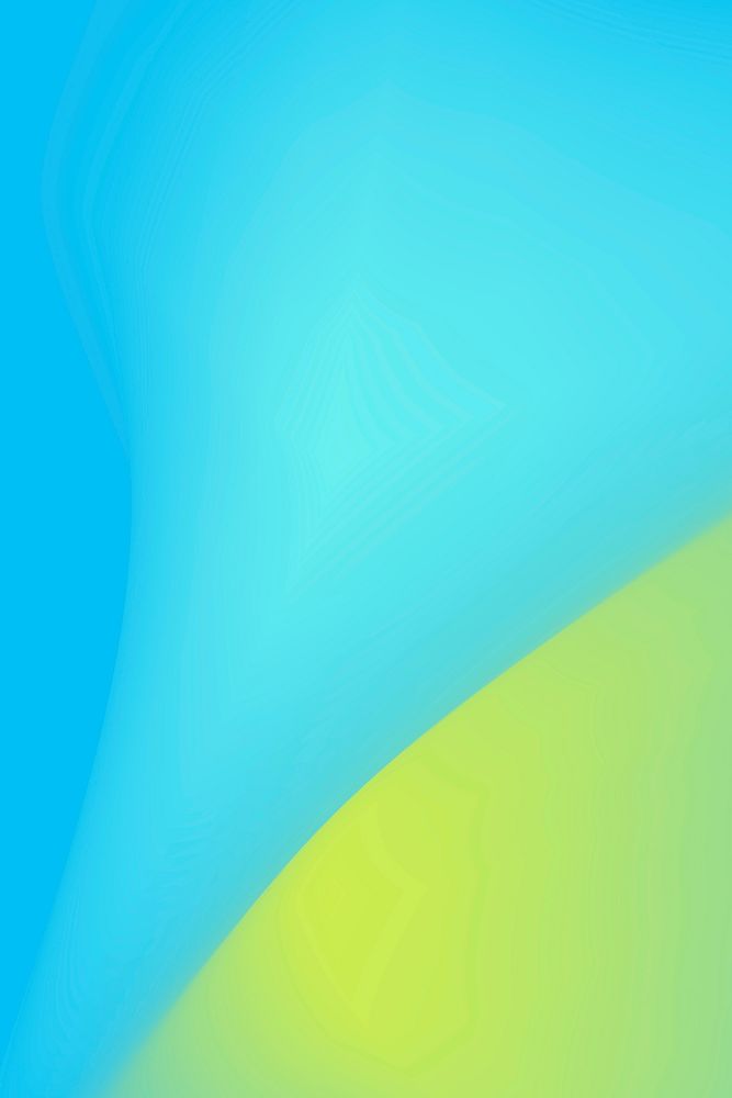 Blue and green wave gradient background vector
