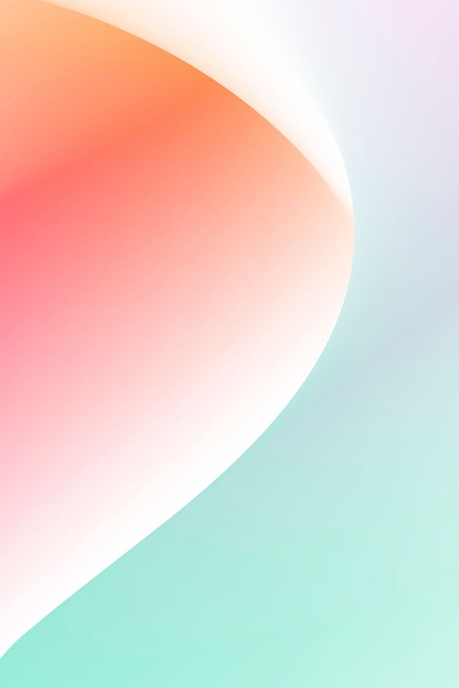Pastel gradient abstract background with pink and green