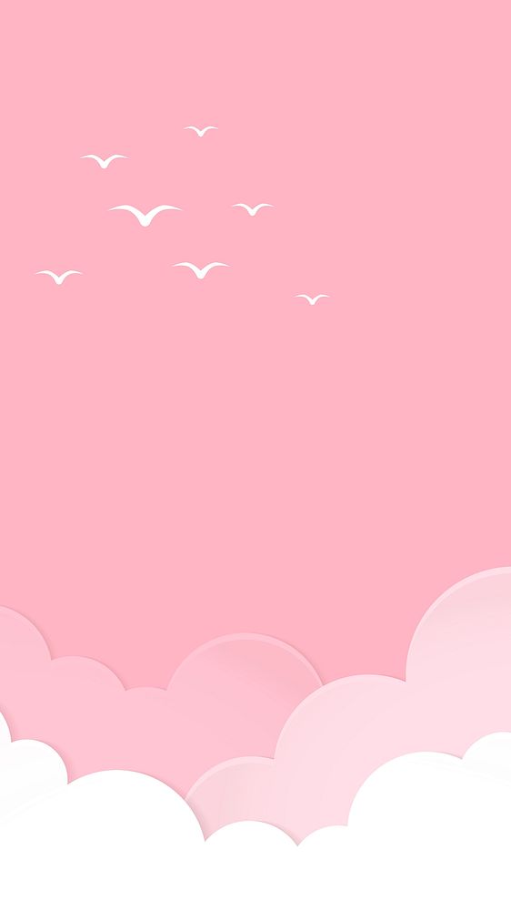 Pink sky iPhone wallpaper, mobile | Premium Photo - rawpixel