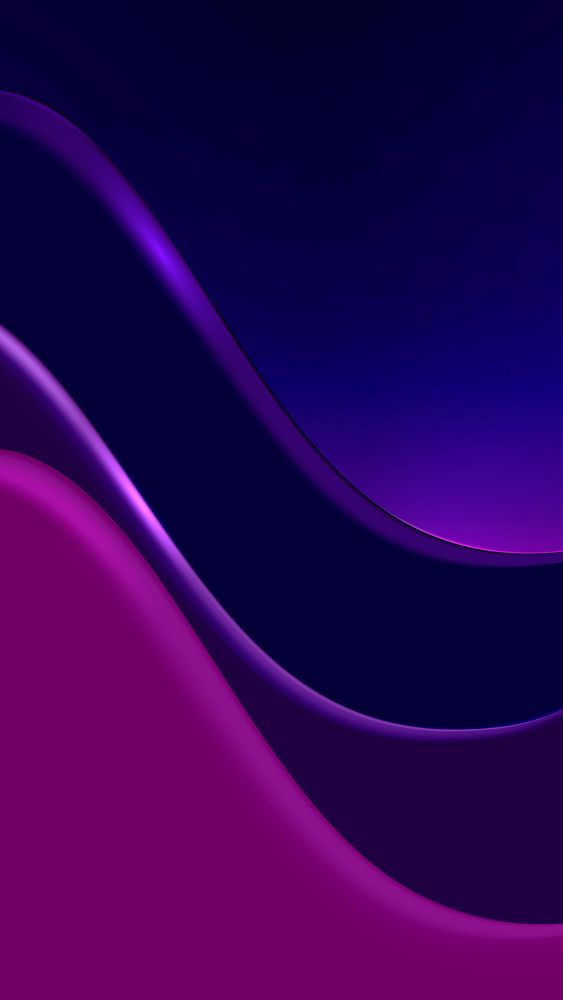 Neon purple wallpaper, iphone background abstract design vector