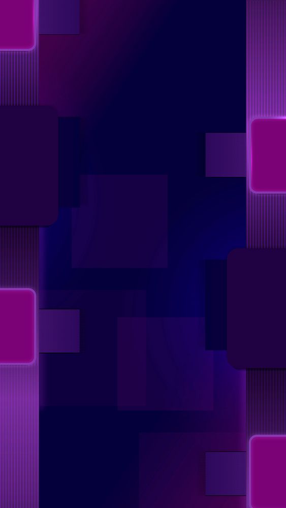 Neon iphone wallpaper background geometric design vector