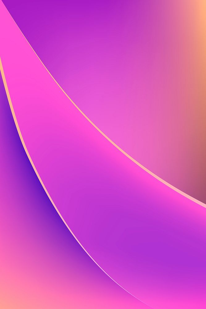Neon iPhone background, abstract pink wallpaper vector