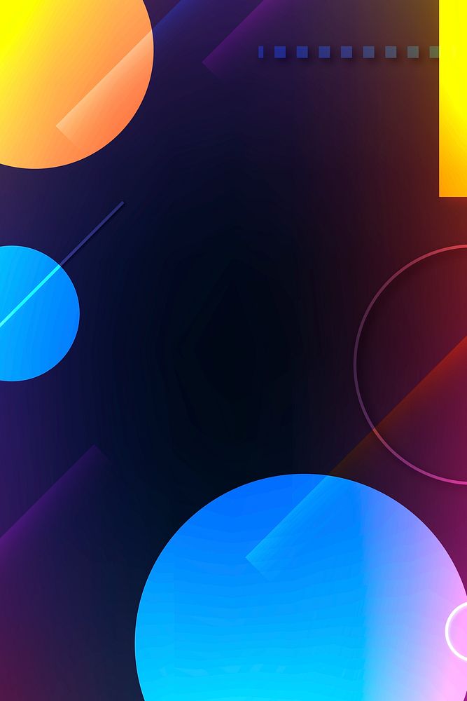 Modern iPhone background, colorful abstract design