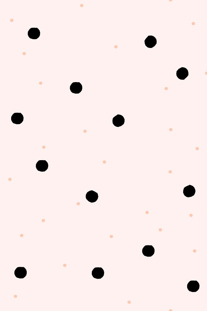 Polka dot background, seamless pattern vector