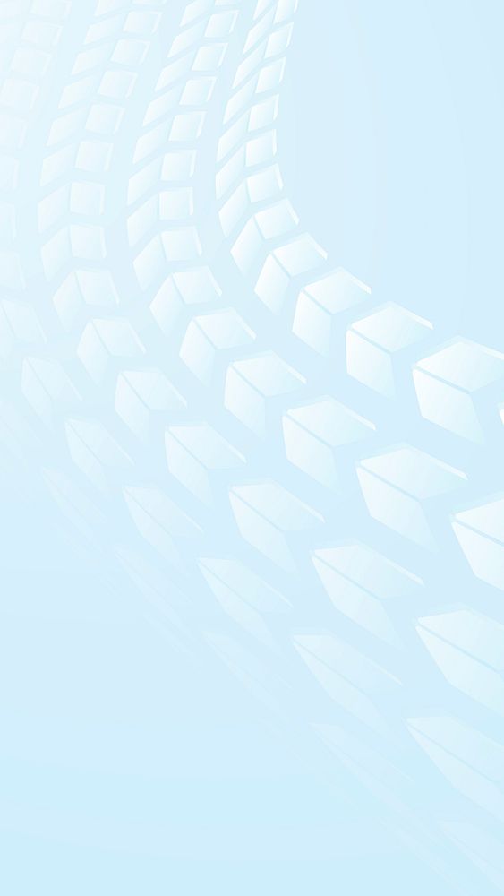 Arrow phone wallpaper, technology gradient blue background vector
