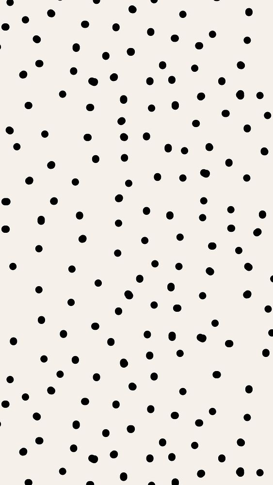 Polka dot pattern iPhone wallpaper, simple background