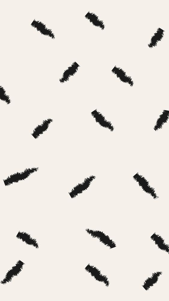 Brush pattern iPhone wallpaper, simple background vector