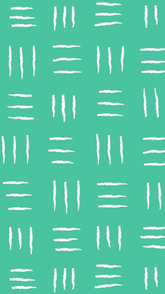 Lined pattern iPhone wallpaper, white doodle vector, simple background