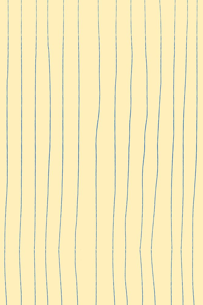 Doodle background, yellow striped pattern design
