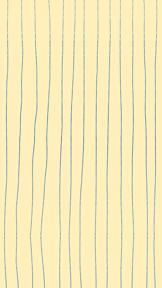 Doodle mobile wallpaper, striped pattern design vector