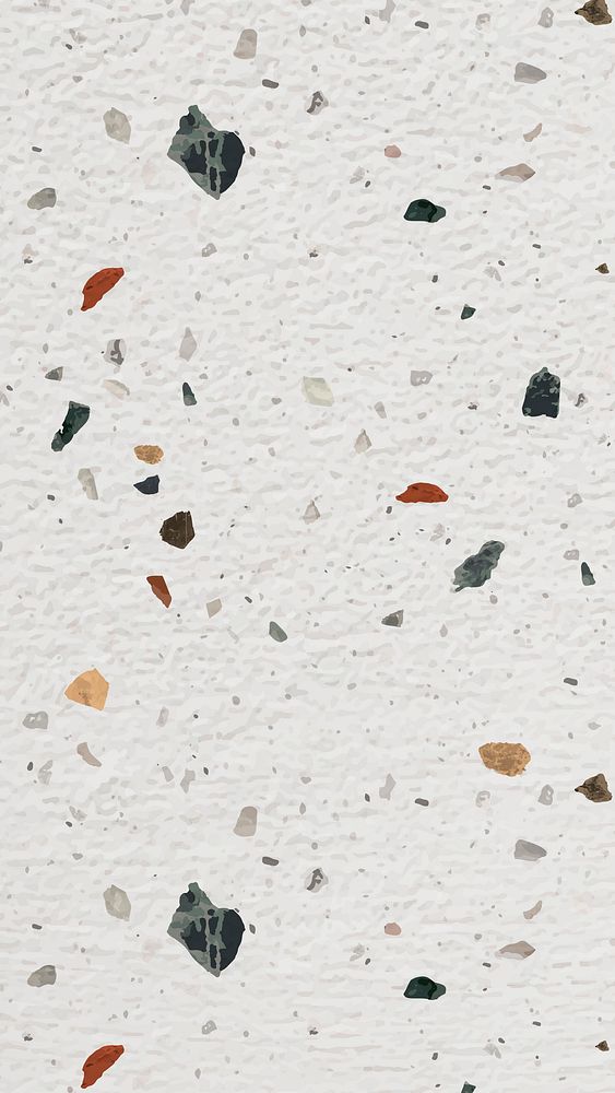 Aesthetic phone wallpaper, Terrazzo pattern, abstract design